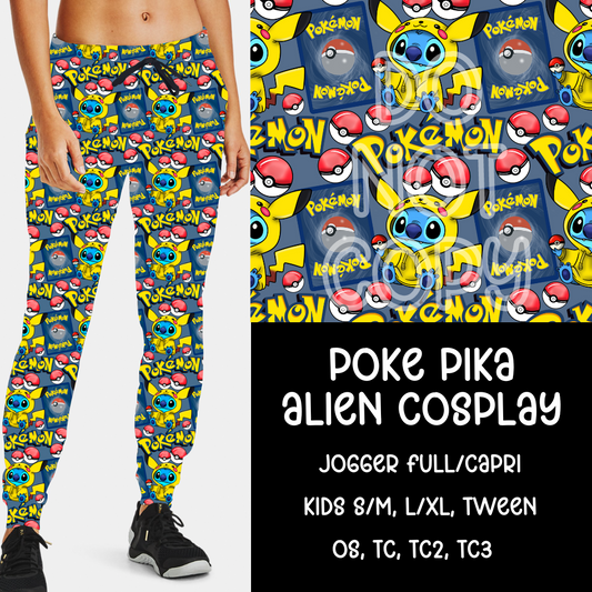 POKE PIKA - ALIEN COSPLAY RUN - JOGGER /CAPRI PREORDER CLOSING 9/12