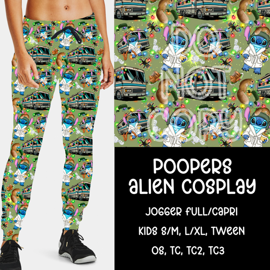 POOPERS - ALIEN COSPLAY RUN - JOGGER /CAPRI PREORDER CLOSING 9/12