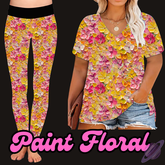 PAINT FLORAL-PRETTY RUN TUNIC/TANK PREORDER CLOSING 1/30
