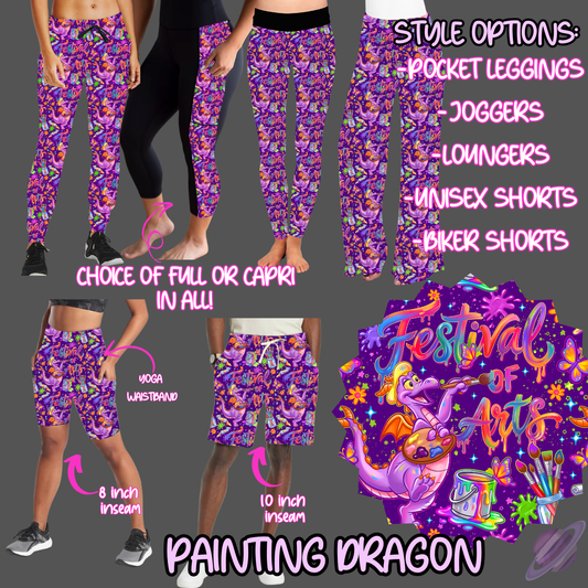 PAINTING DRAGON-6 STYLES OF BOTTOMS-PREORDER CLOSING 2/17