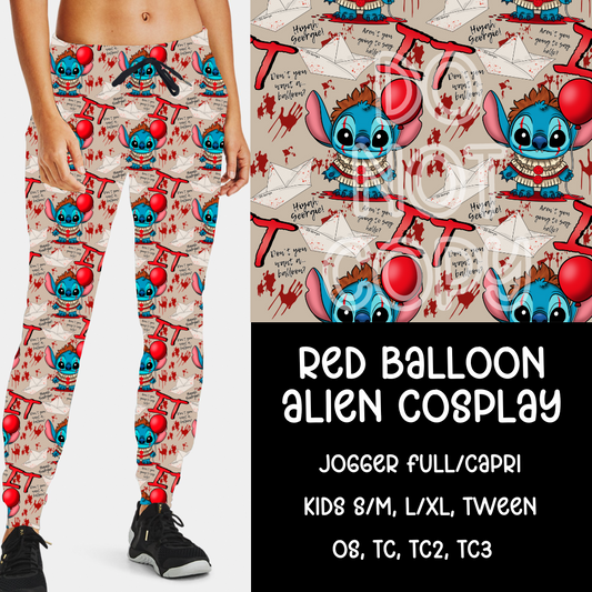 RED BALLOON - ALIEN COSPLAY RUN - JOGGER /CAPRI PREORDER CLOSING 9/12