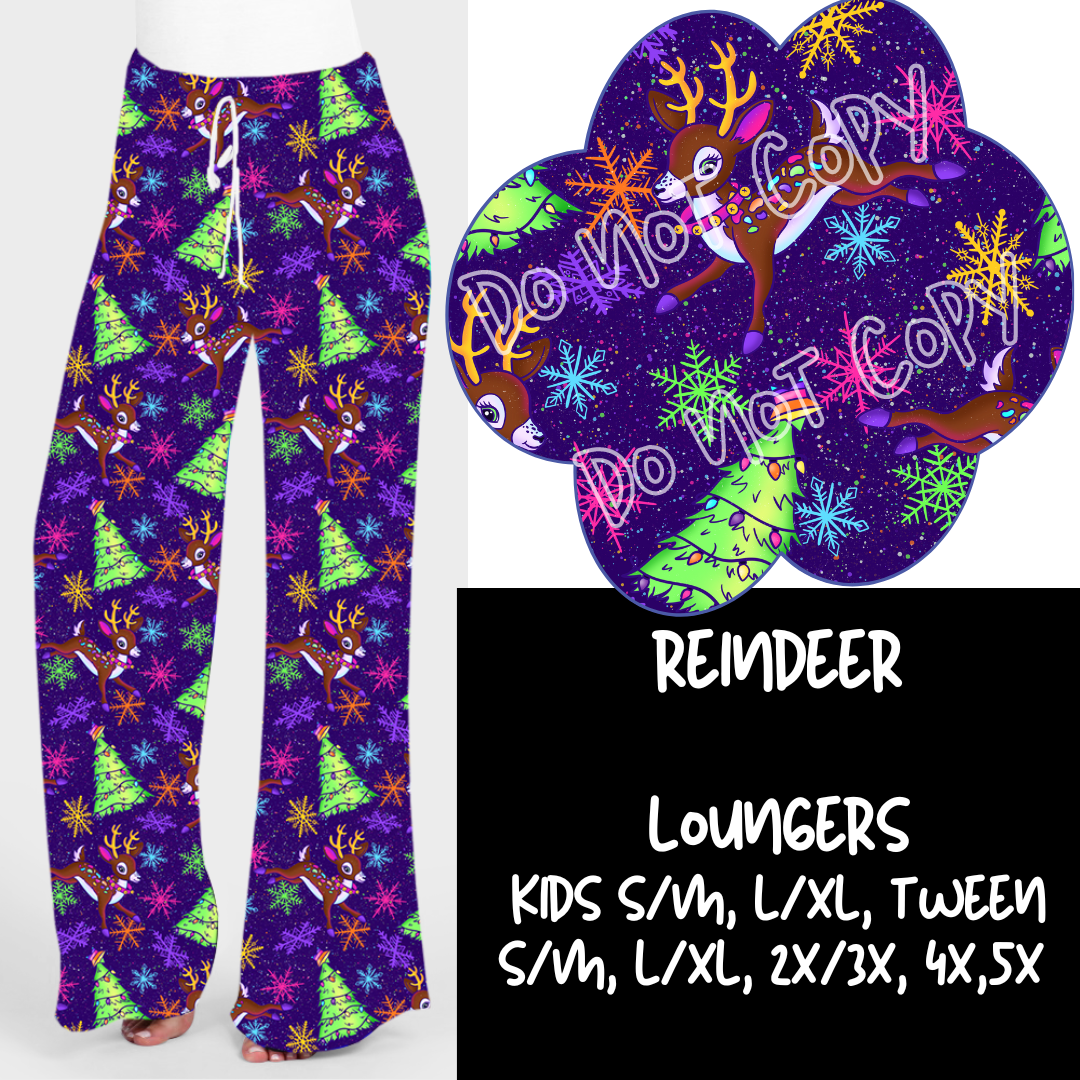 REINDEER - HOLIDAY RUN 1 - LOUNGER - PREORDER CLOSING 9/17 ETA EARLY NOV