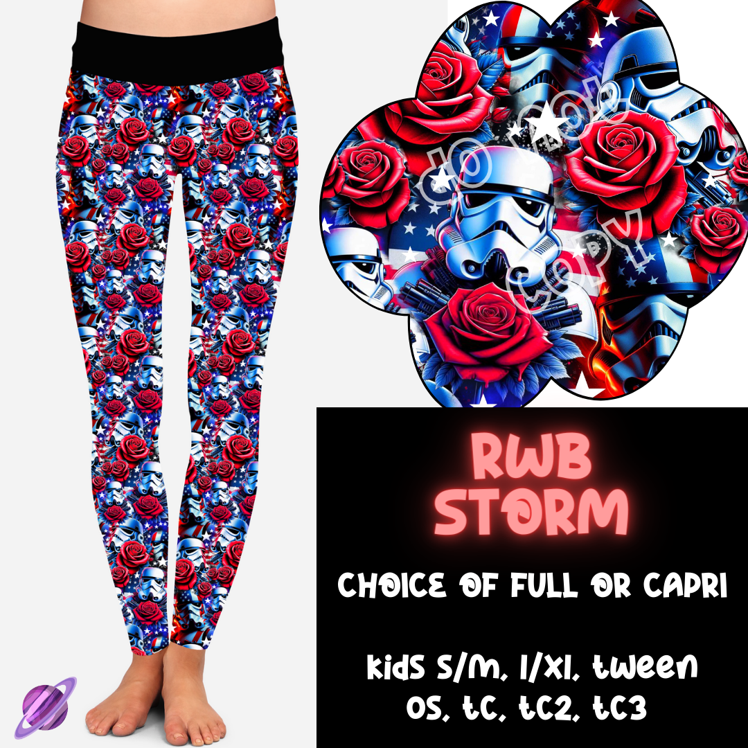 RWB STORM- PATRIOTIC RUN 2 - LEGGING/CAPRI PREORDER CLOSING 4/23 ETA EARLY JUNE