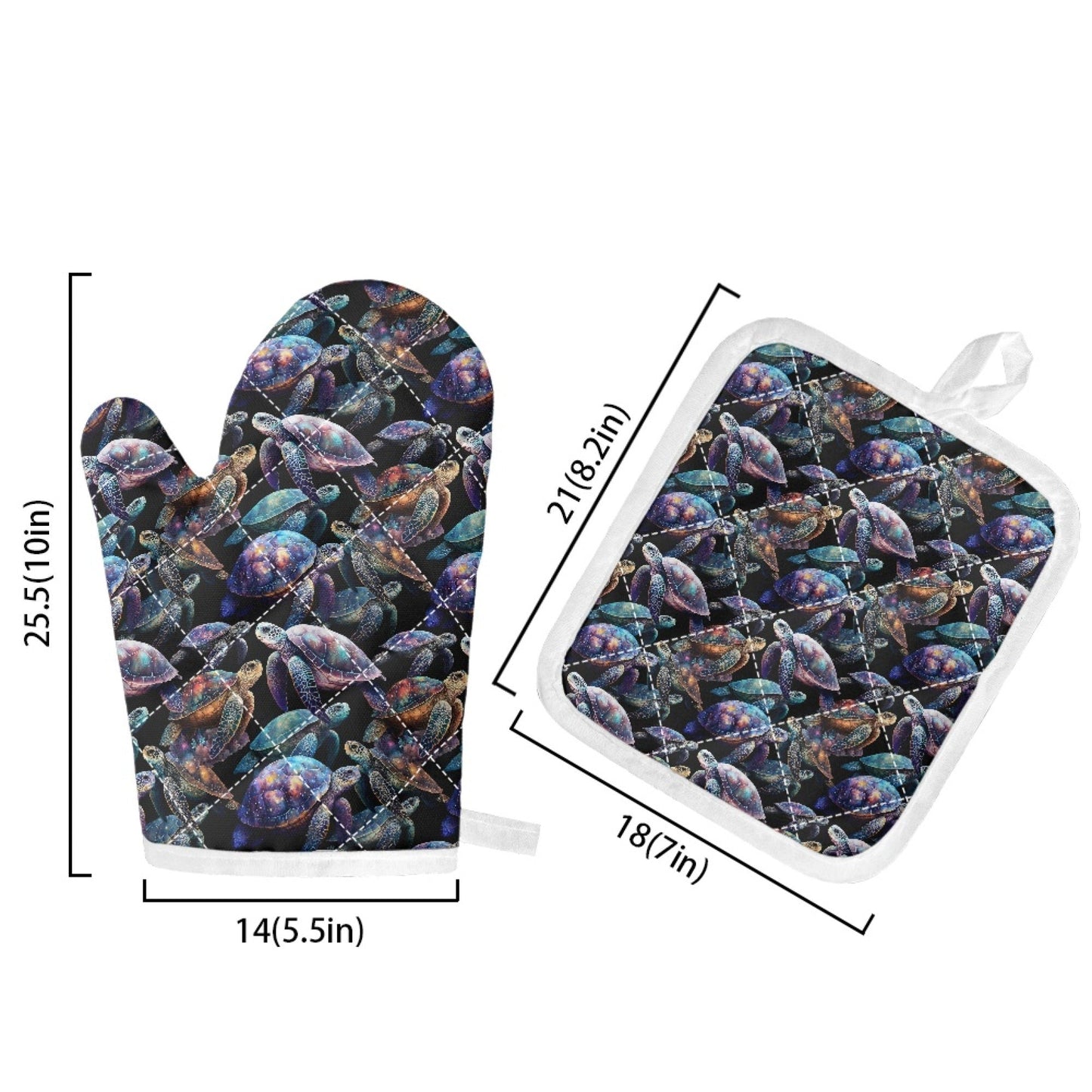 COSMIC TURTLES - OVEN MITTS PREORDER CLOSING 10/29 ETA END DEC/EARLY JAN