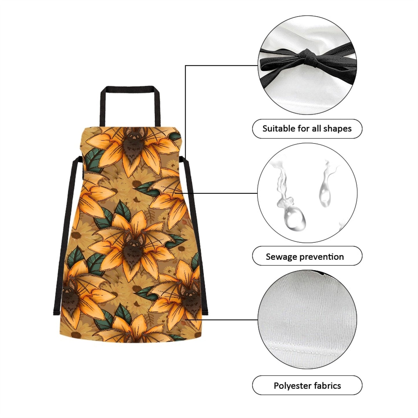 SUNFLOWER BATS - APRON PREORDER CLOSING 10/30 ETA END DEC/EARLY JAN