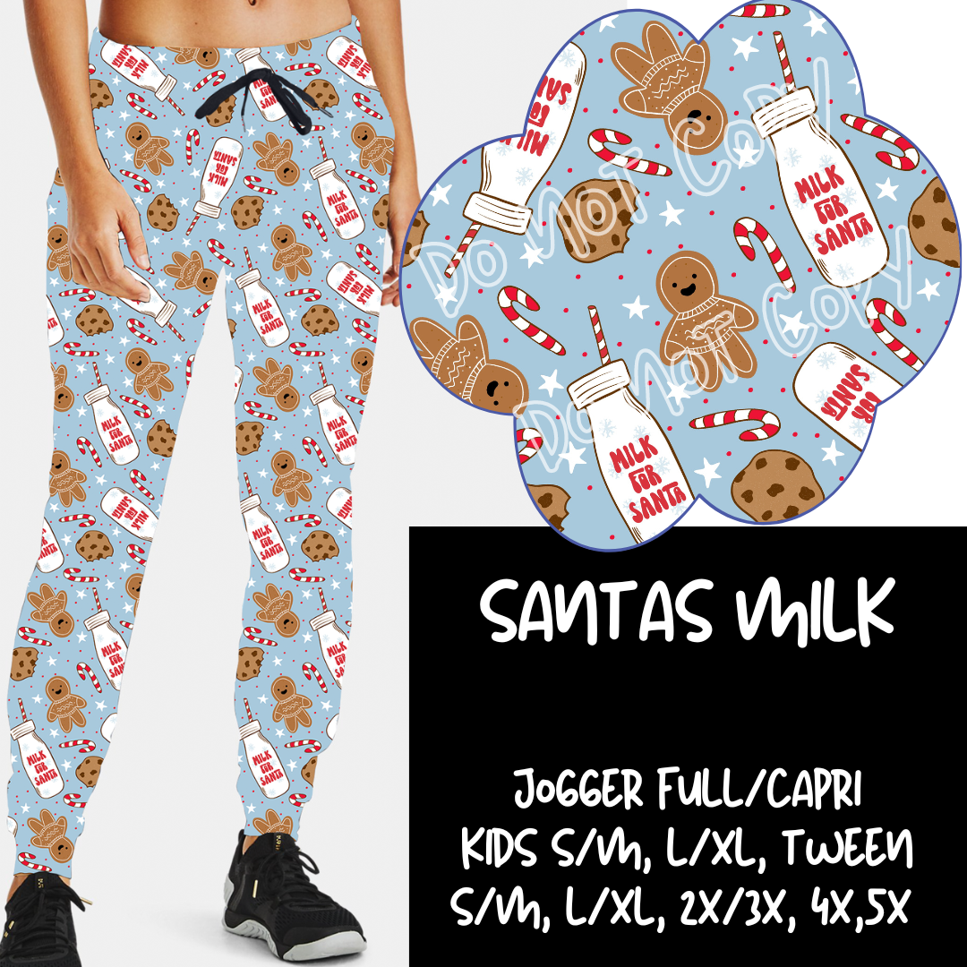 SANTA MILK - HOLIDAY RUN 1 - JOGGER/CAPRI PREORDER CLOSING 9/17 ETA EARLY NOV