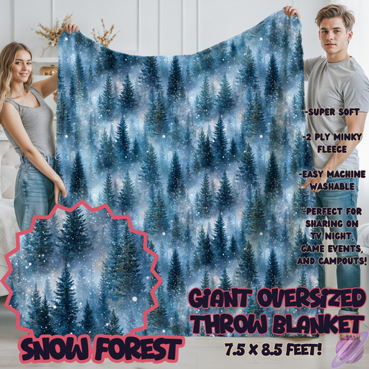 SNOW FORREST-OVERSIZED THROW 14-PREORDER CLOSING 10/8