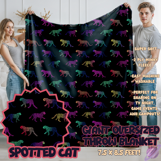 SPOTTED CAT-OVERSIZED THROW 14-PREORDER CLOSING 10/8