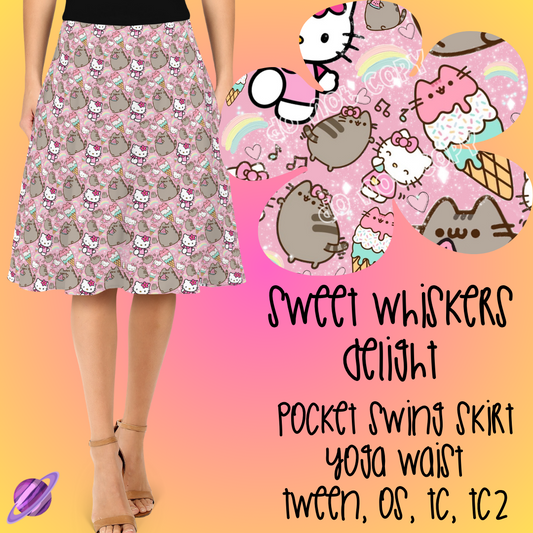 SWEET WHISKERS DELIGHT - SWING SKIRT RUN 5- PREORDER CLOSING 4/14 ETA END MAY