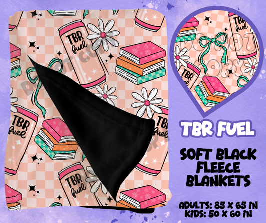 TBR FUEL - SOFT BLACK FLEECE THROWS RUN 12-PREORDER CLOSING 9/22