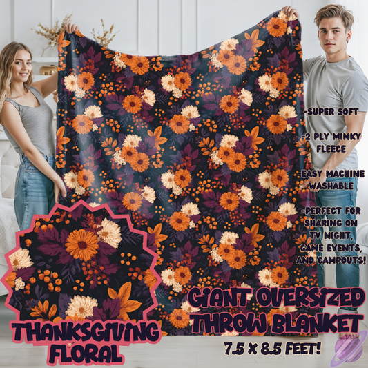 THANKSGIVING-OVERSIZED THROW 14-PREORDER CLOSING 10/8