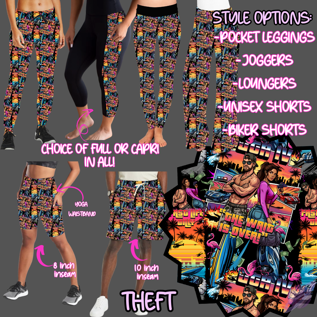THEFT-6 STYLES OF BOTTOMS-PREORDER CLOSING 3/10