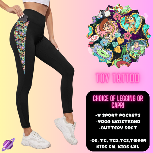 TOY TATTOO- HOODIE OUTFIT RUN-5 STYLE BOTTOMS- PREORDER 2/20