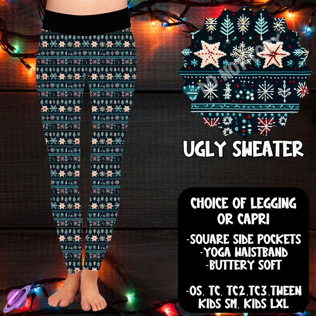 UGLY SWEATER-BOTTOMS-XMAS SWEATER PREORDER-9/27