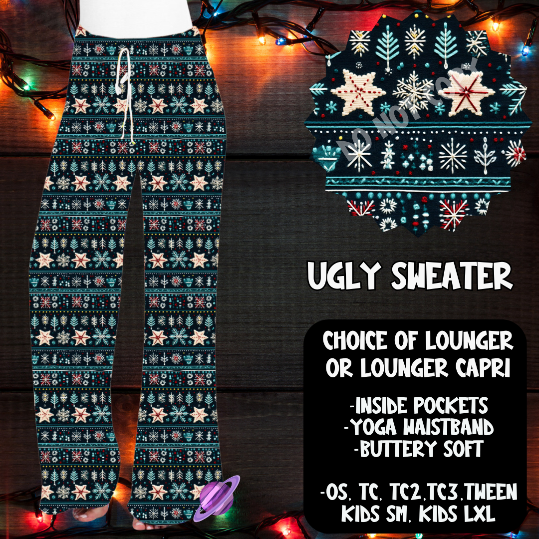 UGLY SWEATER-BOTTOMS-XMAS SWEATER PREORDER-9/27