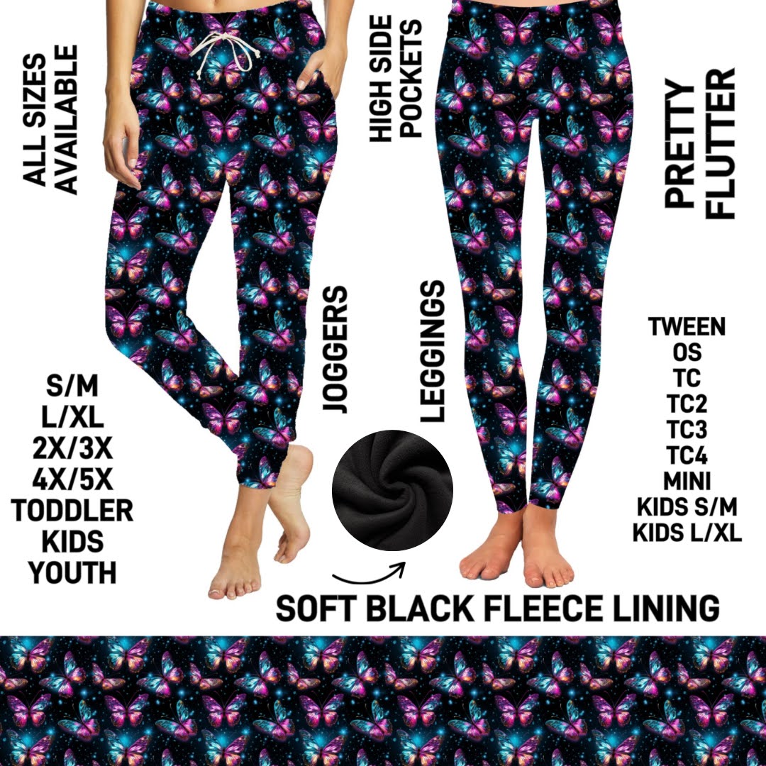 FL3C - Pretty Flutter Fleece-Lined - Preorder Closing 12/2 ETA: Late Feb