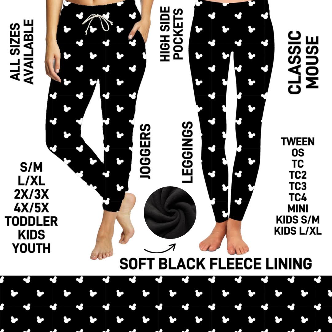 FL3C - Classic Mouse Fleece-Lined - Preorder Closing 12/2 ETA: Late Feb