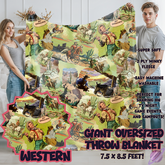 WESTERN-OVERSIZED THROW 14-PREORDER CLOSING 10/8