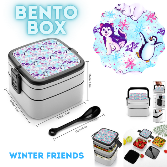 WINTER FRIENDS-BENTO LUNCH BOX-PREORDER CLOSING 11/20 ETA JAN