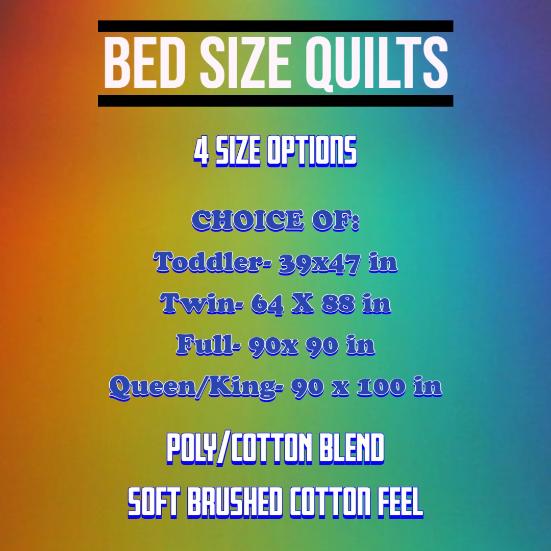 EMBROID QUILT - CUSTOM QUILTS RUN 6 - PREORDER CLOSING 11/3