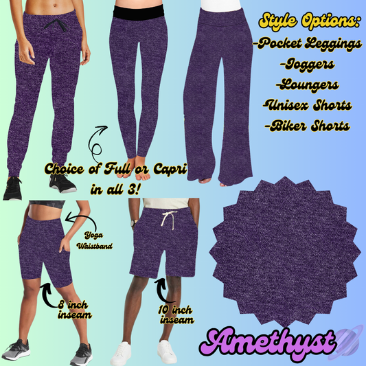 COLORFUL DENIM RERUN-AMETHYST-BOTTOMS 5 STYLES-PREORDER CLOSING 7/25