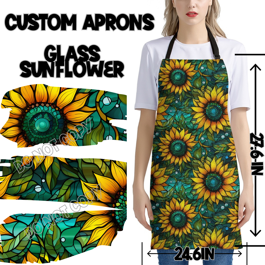 GLASS SUNFLOWER - APRON PREORDER CLOSING 10/30 ETA END DEC/EARLY JAN