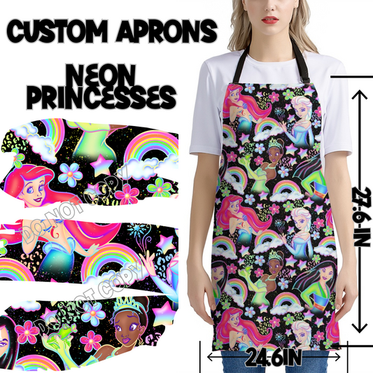 NEON PRINCESSES - APRON PREORDER CLOSING 10/30 ETA END DEC/EARLY JAN