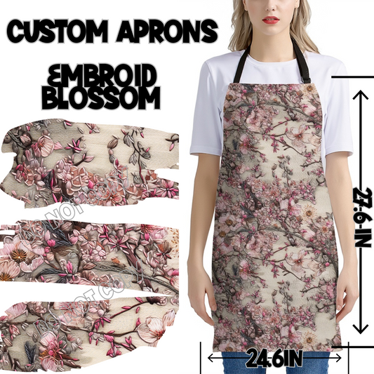 EMBROID BLOSSOM - APRON PREORDER CLOSING 10/30 ETA END DEC/EARLY JAN