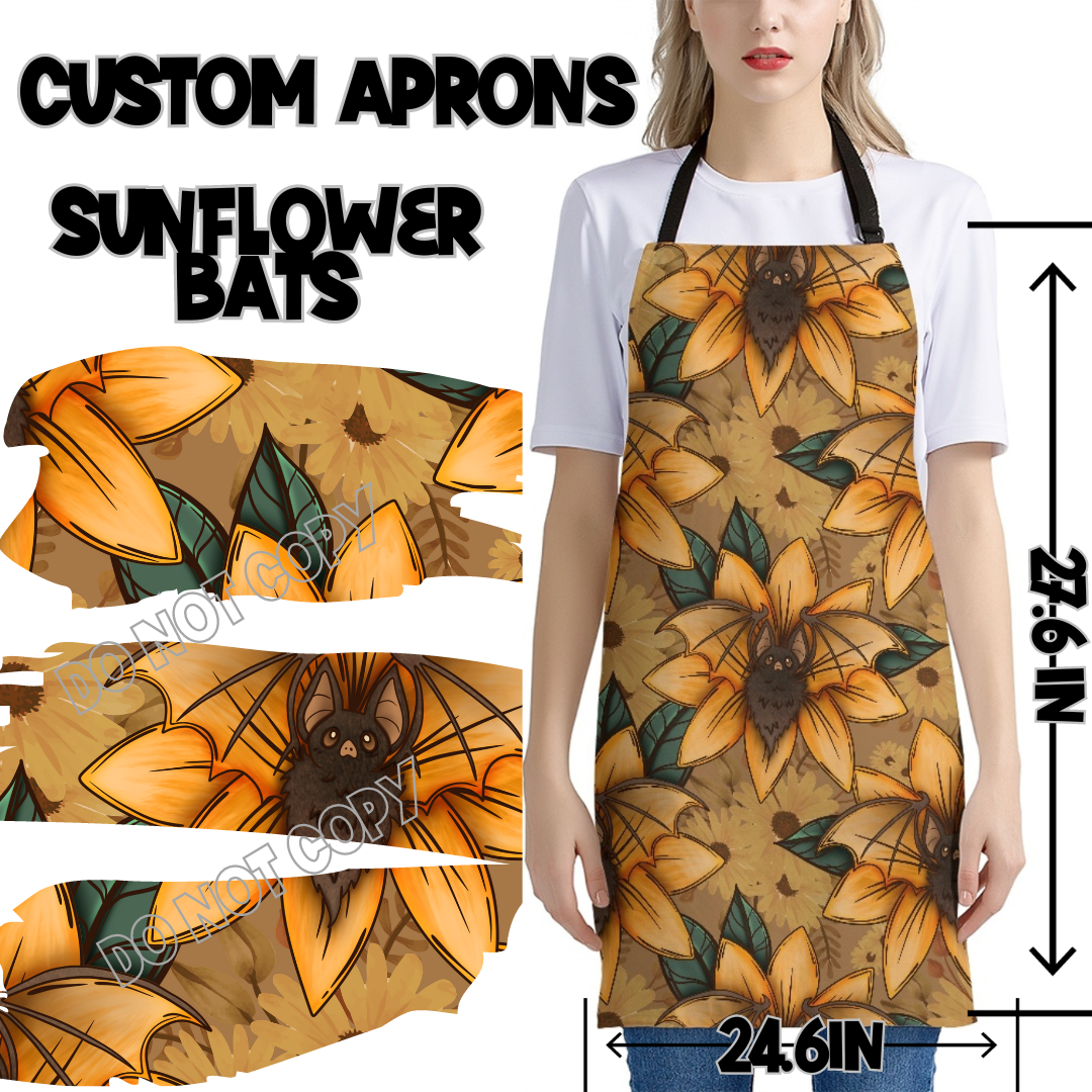 SUNFLOWER BATS - APRON PREORDER CLOSING 10/30 ETA END DEC/EARLY JAN