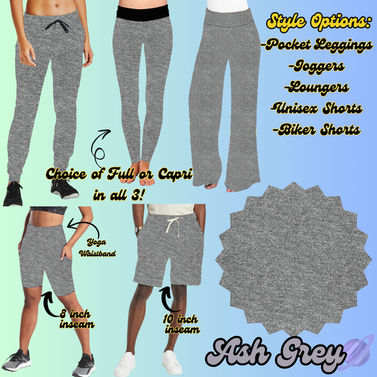 COLORFUL DENIM RERUN-ASH GREY-BOTTOMS 5 STYLES-PREORDER CLOSING 7/25