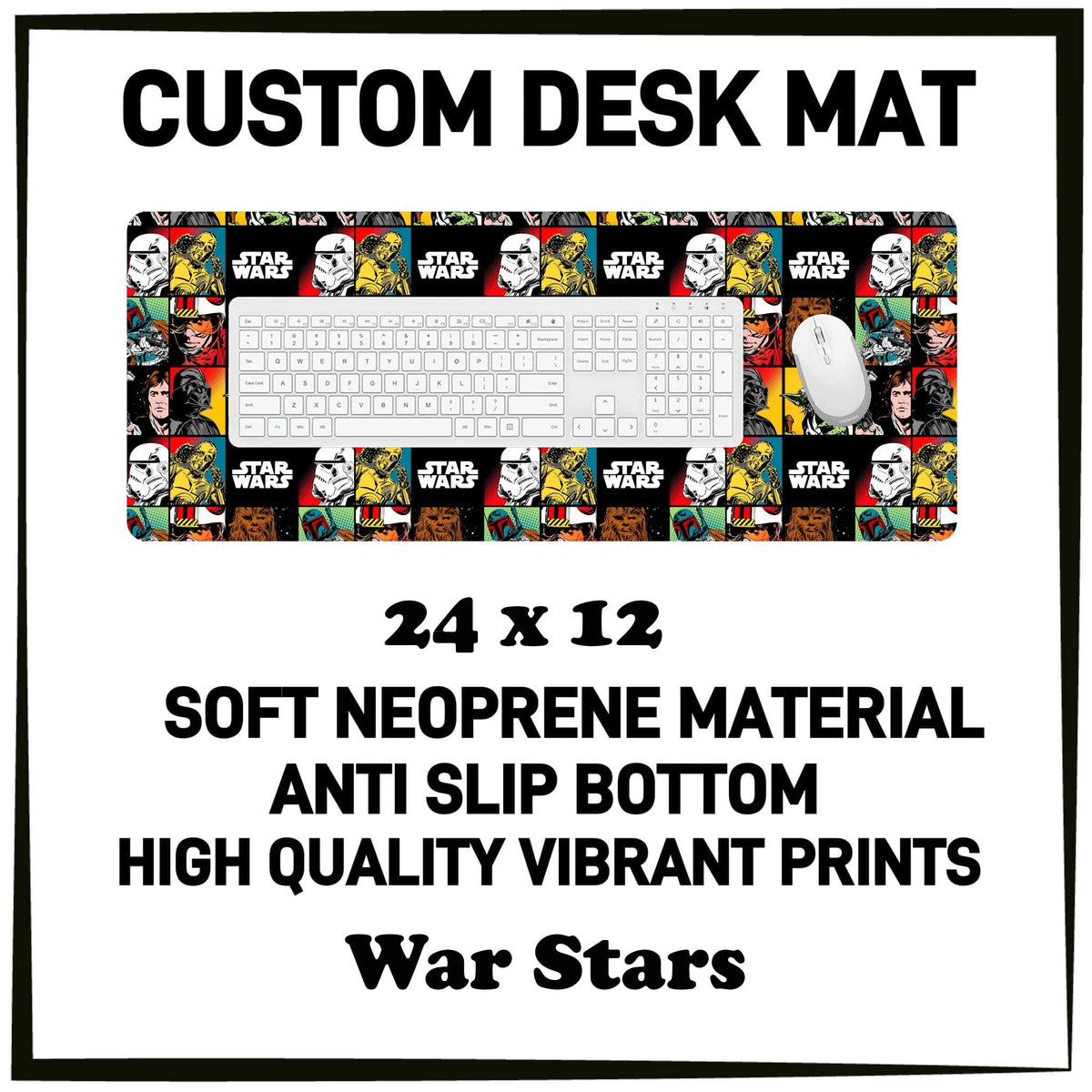 5DSK - War Stars Desk Mat - Preorder Due 10/21 ETA: Mid-Dec