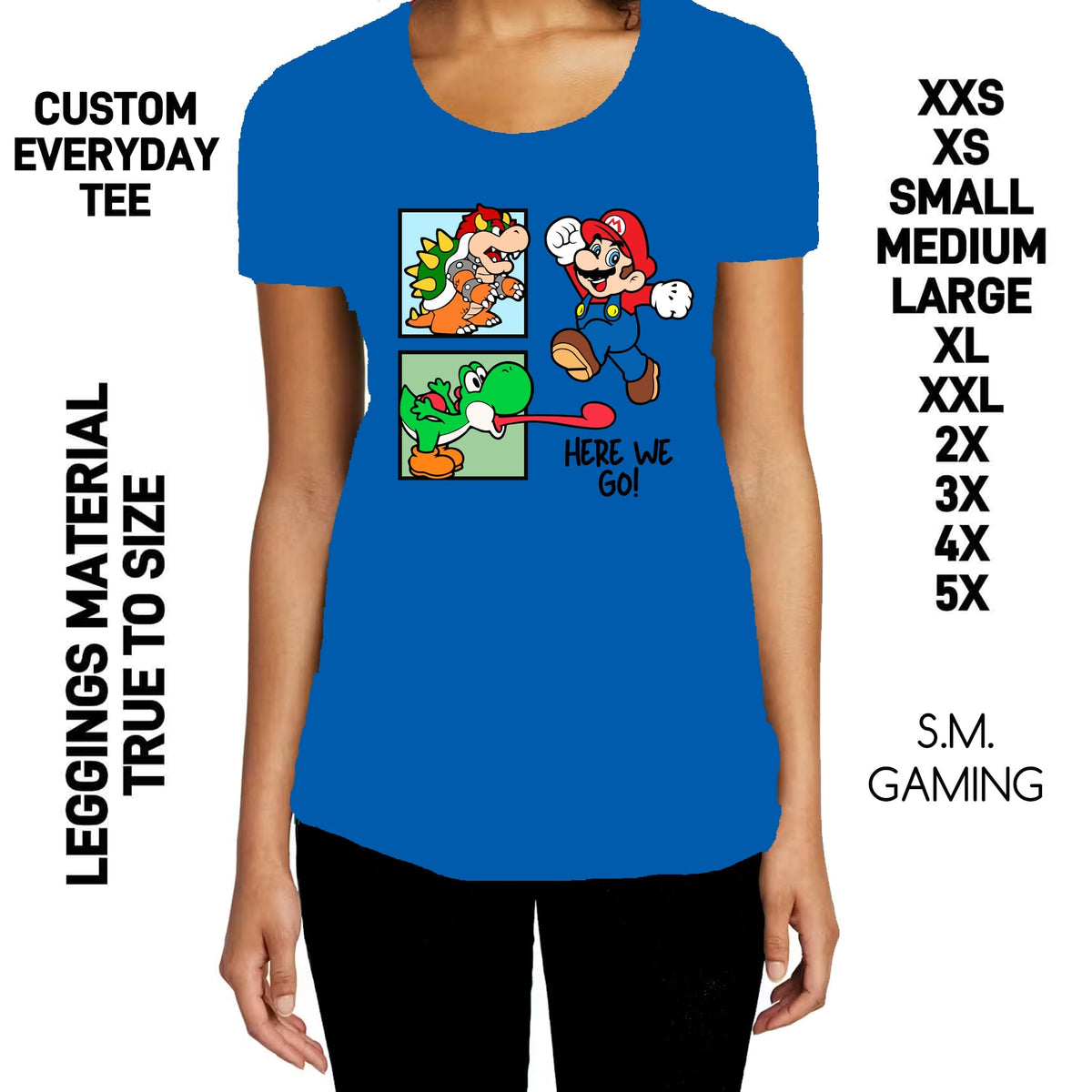 HDT1 - S.M. Gaming Everyday Tee - Preorder Due 10/25 ETA: Late Dec