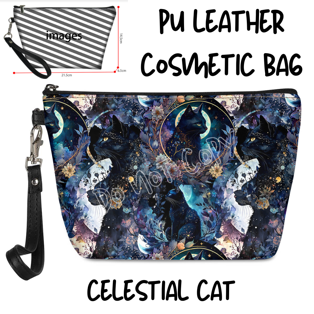 BAG RUN 2 - CELESTIAL CATS - COSMETIC BAG - PREORDER CLOSING 8/29 ETA END OF OCT/EARLY NOV