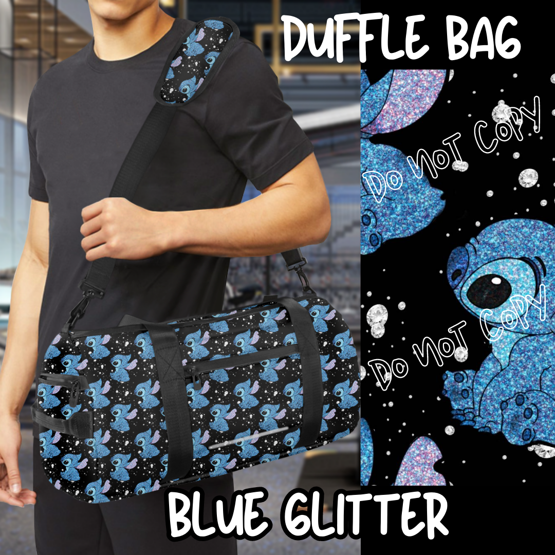 BAG RUN 2 - GLITTER BLUE - DUFFLE BAG - PREORDER CLOSING 8/29 ETA END OF OCT/EARLY NOV