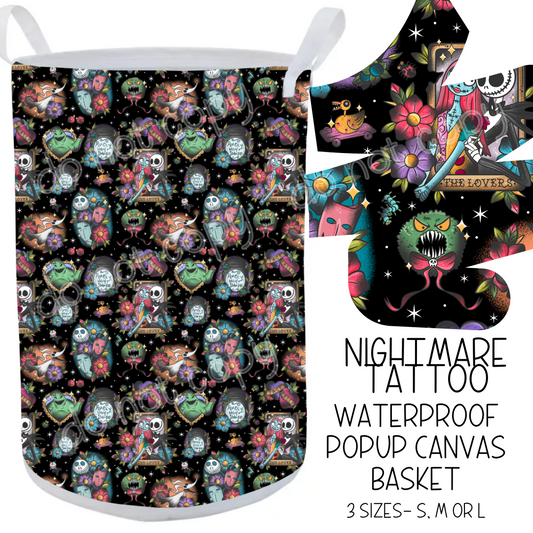 NIGHTMARE TATTOO - CANVAS BASKET RUN 2 - PREORDER CLOSING 12/14 ETA END FEB