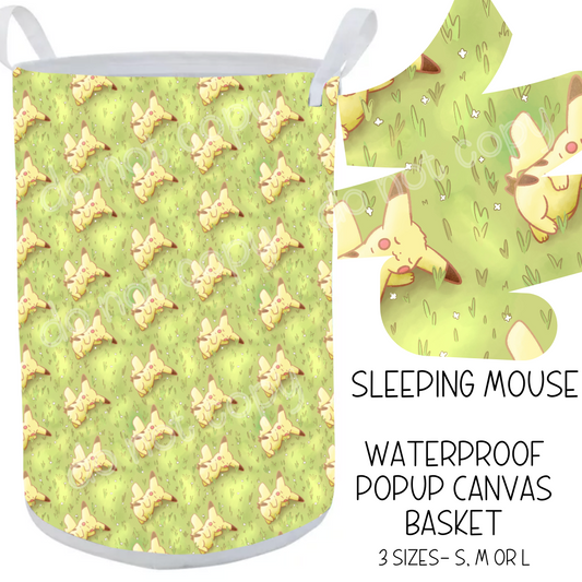 SLEEPING MOUSE - CANVAS BASKET RUN 2 - PREORDER CLOSING 12/14 ETA END FEB