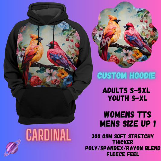 3D ART HOODIE RUN-CARDINAL-PREORDER CLOSING 2/16