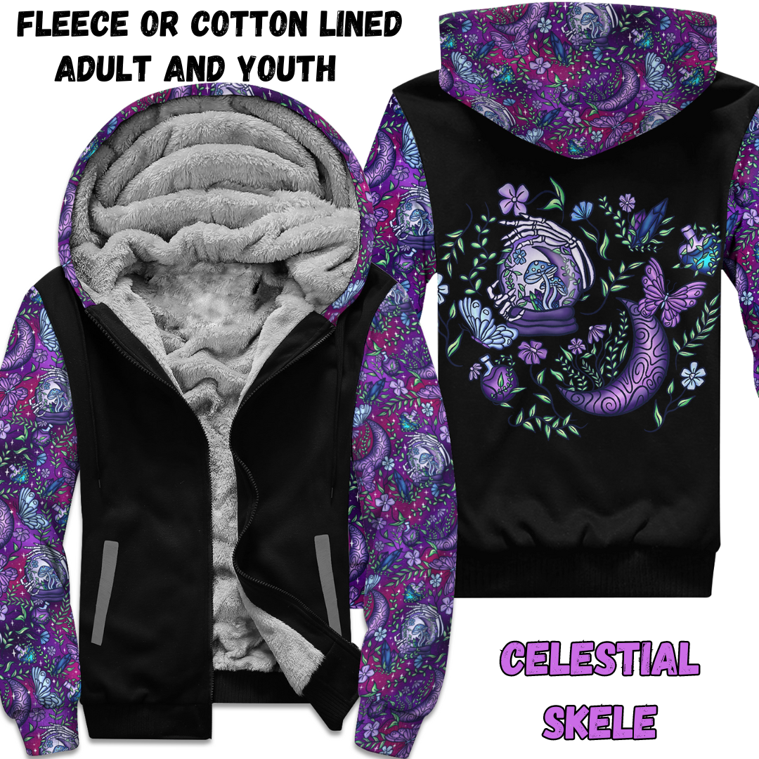 CELESTIAL SKELE- FLEECE/COTTON JACKET RUN 7-PREORDER CLOSING 11/27 ETA END JAN