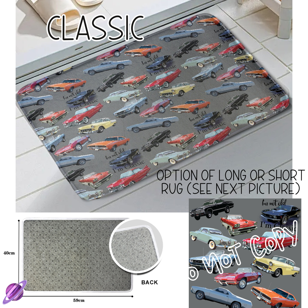 CLASSIC- SHORT/LONG FLOOR MAT PREORDER CLOSING 1/14