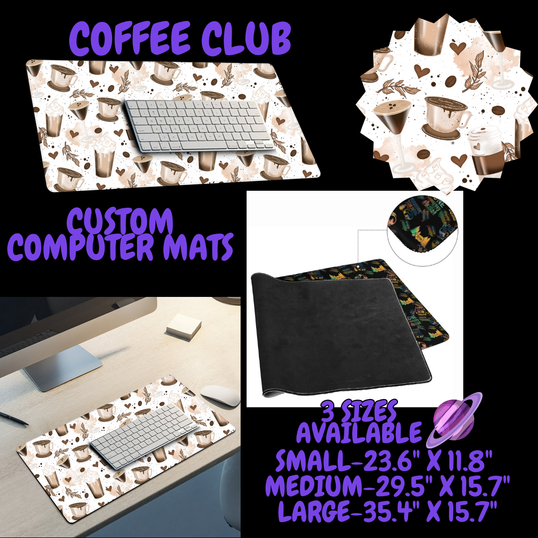 COFFEE CLUB - COMPUTER MAT