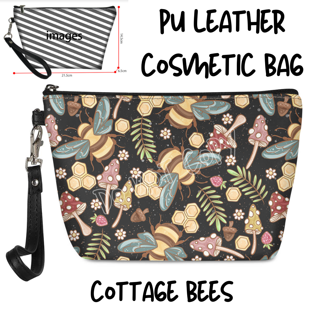 BAG RUN 2 - COTTAGE BEES - COSMETIC BAG - PREORDER CLOSING 8/29 ETA END OF OCT/EARLY NOV