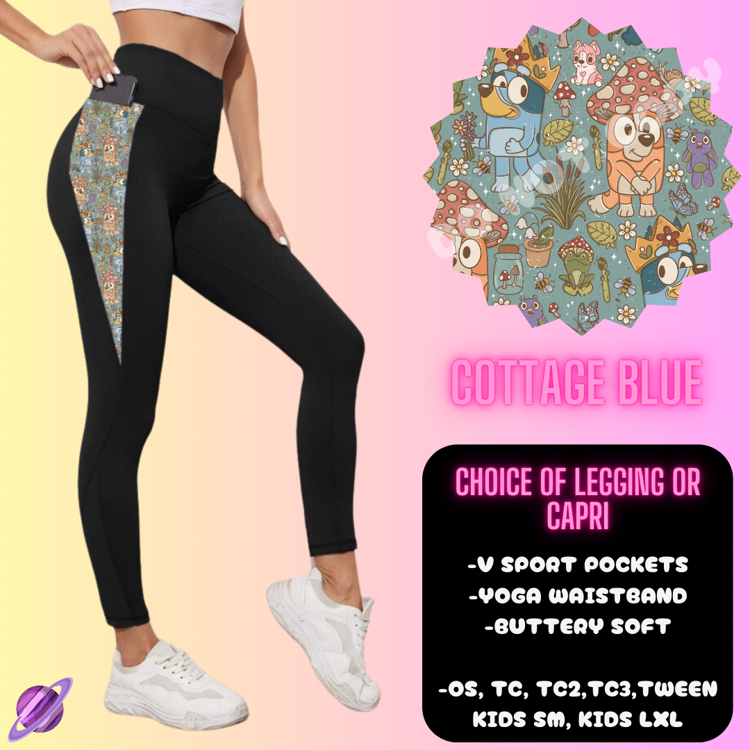 COTTAGE BLUE LEGGING/CAPRI-OUTFIT RUN PREORDER CLOSING 1/10