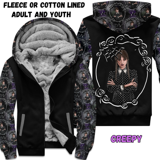 CREEPY- FLEECE/COTTON JACKET RUN 7-PREORDER CLOSING 11/27 ETA END JAN