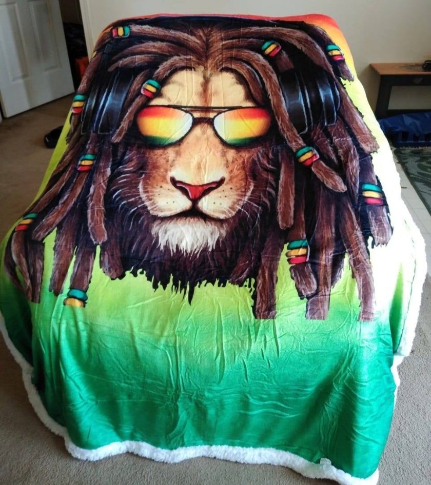 Son in Law Lion - Letter Sherpa Blankets- Preorder Closing 9/18- ETA Mid/End Nov