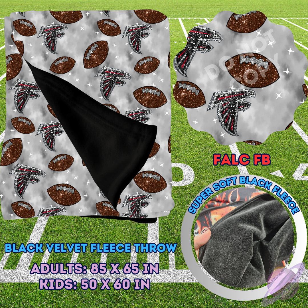 FALC FB-SEQUIN THROW BLANKET RUN-SOFT CLOSE 8/9-HARD CLOSE 8/11