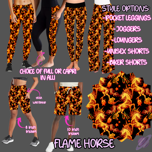 FLAME HORSE-6 STYLES OF BOTTOMS-PREORDER CLOSING 2/17