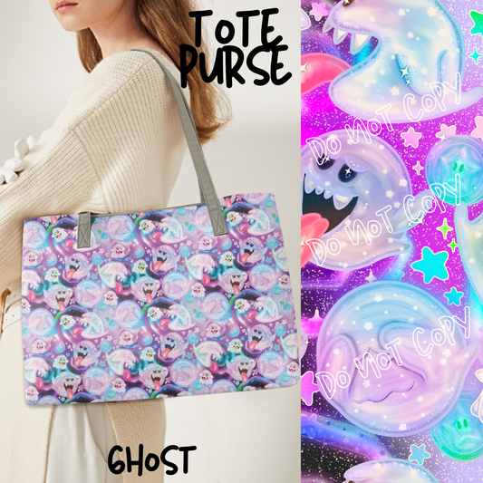 BAG RUN 2 - GHOST - TOTE PURSE - PREORDER CLOSING 8/29 ETA END OF OCT/EARLY NOV