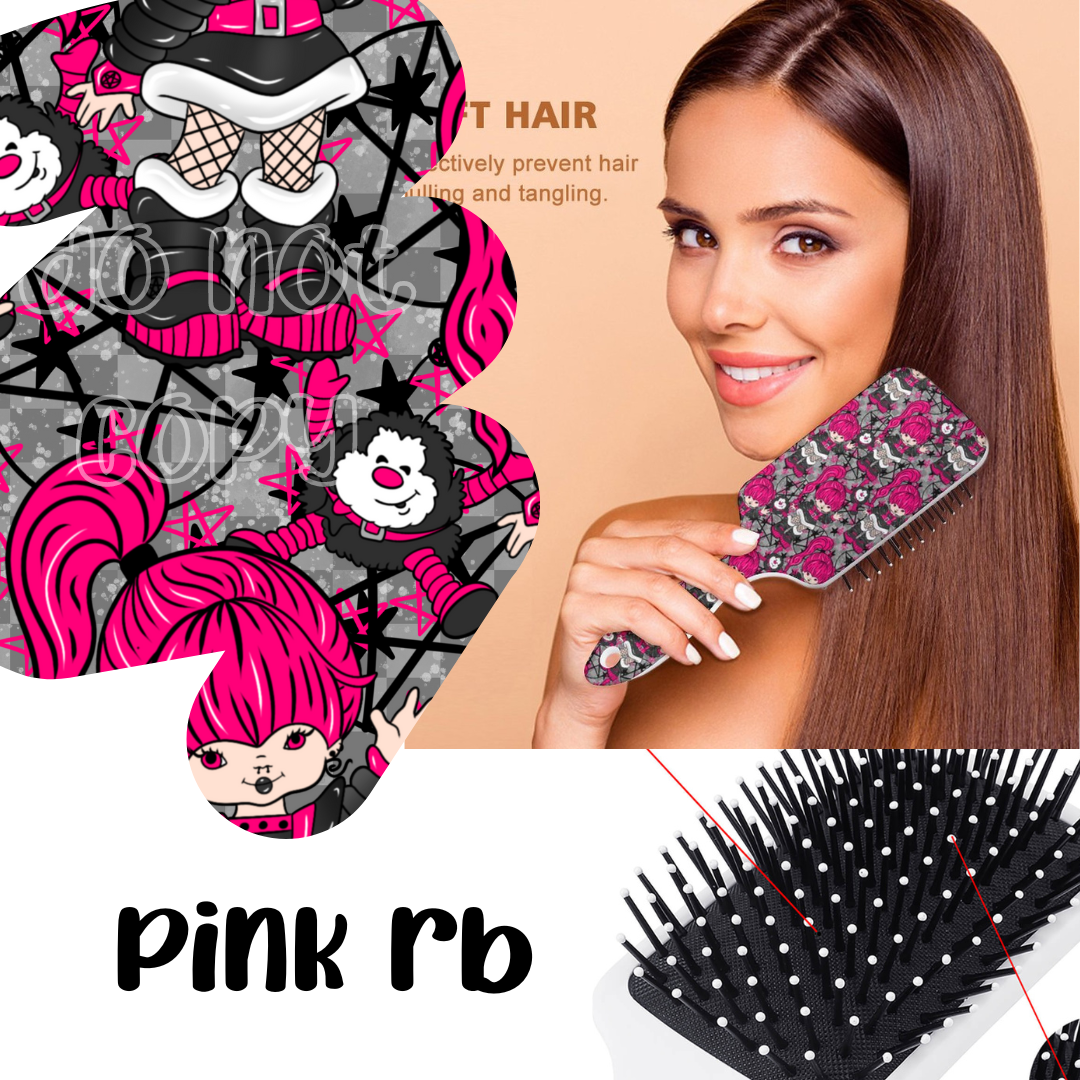 PINK RB - CUSTOM HAIR BRUSHES - PREORDER CLOSING 11/8 ETA EARLY DEC