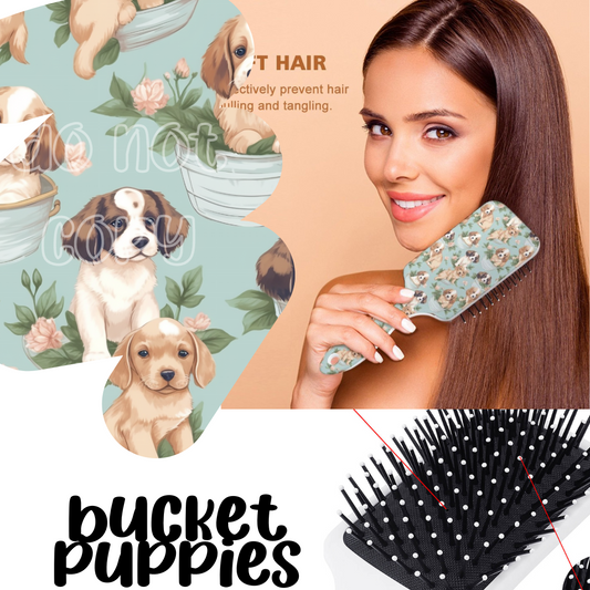 BUCKET PUPPIES - CUSTOM HAIR BRUSHES - PREORDER CLOSING 11/8 ETA EARLY DEC