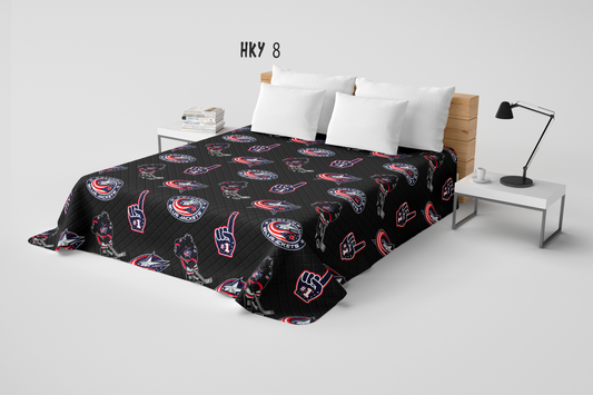 SPORTS RUN 3- HKY 8 QUILT